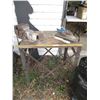 Image 1 : Small Workbench (30 x 22 x 31") with Vise & Contents