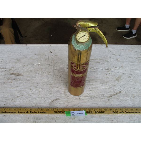 General Quick Aid Brass Fire Extinguisher