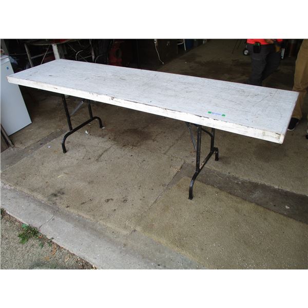 8' Folding Wood Table