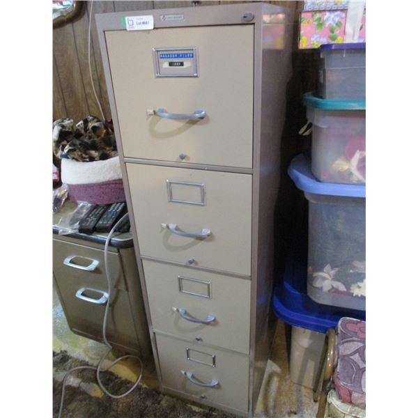 4 Drawer Metal Filing Cabinet