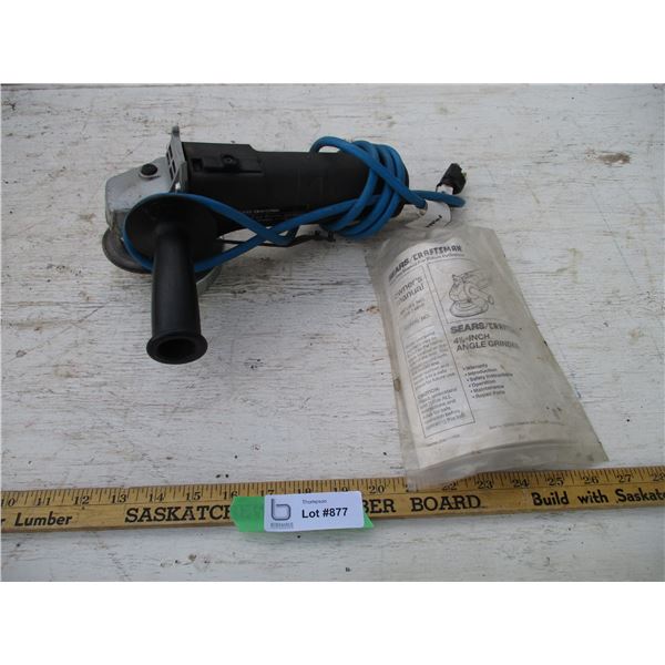 Sears 4-1/2" Angle Grinder