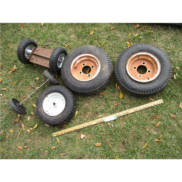 Small Utility Wheels (5 Have Rims) Bodnarus Auctioneering