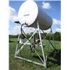 Image 1 : Petro Canada ~500 Gallon Fuel Tank with Stand & Electric 12V DC Fuel Pump (Used for Gas)