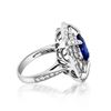 Image 5 : 3.21ct Natural Ceylon Blue Sapphire 14K White Gold Ring