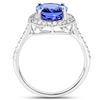 Image 2 : 3.69ct Tanzanite 14K White Gold Ring