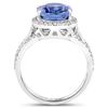 Image 2 : 5.03ct Tanzanite 14K White Gold Ring