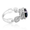 Image 2 : 2.61ct Natural GREEN TOURMALINE 14K White Gold 4.48gm Ring