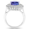 Image 2 : 5.23ct Tanzanite 14K White Gold Ring