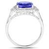 Image 2 : 3ct Tanzanite 14K White Gold Ring