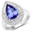 Image 1 : 3.12ct Tanzanite 14K White Gold Ring