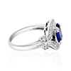 Image 2 : 1.91ct Natural Ceylon Blue Sapphire 14K White Gold Ring