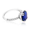 Image 2 : 1.5ct Natural OPAL 14K White Gold 2.4gm Ring