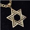 Image 2 : Star of David on Curb-Link Chain