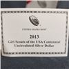 Image 6 : 2013 Girl Scouts of the USA Centennial Silver Dollar UNC