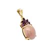 Image 2 : Rose Quartz and Amethyst Pineapple Pendant