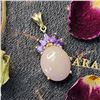 Image 3 : Rose Quartz and Amethyst Pineapple Pendant
