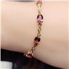 Image 6 : Magically Mauve Pink Tourmaline & Diamond Bracelet