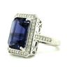Image 3 : Iolite and Diamond Ring Classic Look Trending Gem