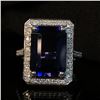 Image 6 : Iolite and Diamond Ring Classic Look Trending Gem