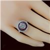 Image 8 : Circle of Love Diamond & Ruby Ring 1.19 CT Center