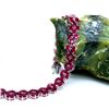 Image 1 : Staggering Ruby Three Row Bracelet