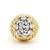 Image 2 : 1.02CT Diamond in a Vintage-Inspired Halo Ring GIA
