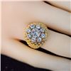 Image 9 : 1.02CT Diamond in a Vintage-Inspired Halo Ring GIA