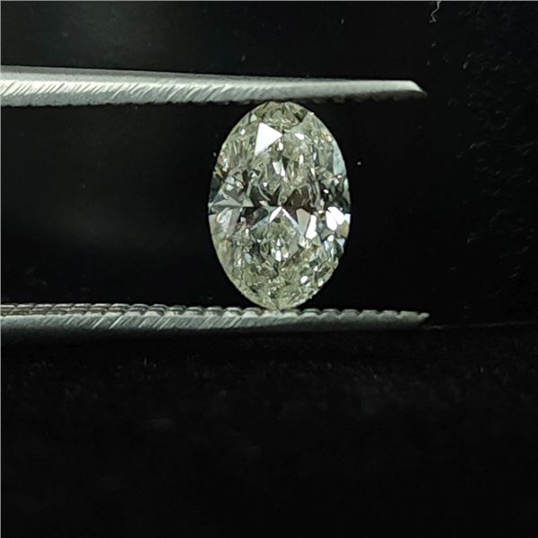EGL Certified 1.00 CT Oval-Cut Diamond - Loose