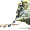 Image 4 : Blue Sapphire and Diamond Eternity Bracelet