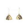 Image 2 : Champagne Diamond Dangling Fan Earrings