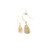 Image 3 : Champagne Diamond Dangling Fan Earrings