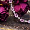 Image 1 : Perfectly Pink Sapphire and Diamond Eternity Bracelet