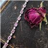 Image 2 : Perfectly Pink Sapphire and Diamond Eternity Bracelet