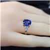 Image 7 : Beautiful Tanzanite and Diamond Right-Hand Ring
