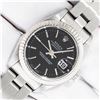 Image 2 : Rolex Ladies Quickset Black Index Oyster Band Datejust Wristwatch 26MM