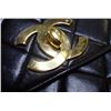 Image 7 : Chanel Black Quilted Lambskin Leather CC Square Medium Flap Shoulder Bag
