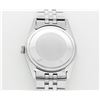 Image 8 : Rolex Mens Stainless Steel Silver Index 18K White Gold Diamond & Sapphire Bezel