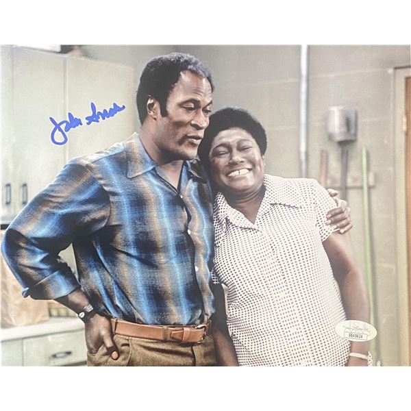 Good Times John Amos signed photo JSA Good Times John Amos signed photo JSA