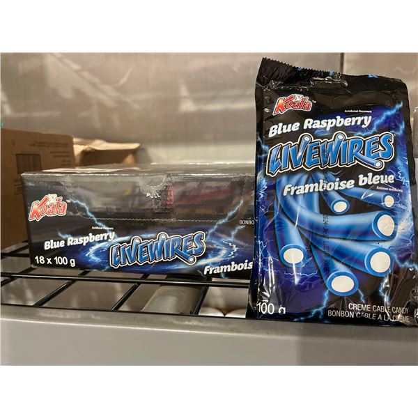 CASE LOT- Koala Blue Raspberry Livewires- 18x100g