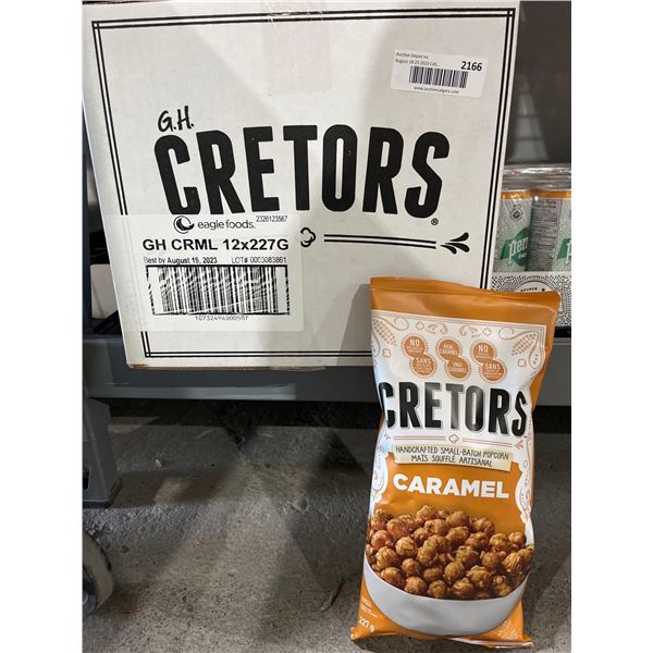 CASE LOT- Cretors Caramel Popcorn- 12x227g