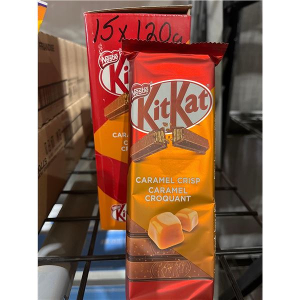 CASE LOT- KitKat Caramel Crisp- 15x120g