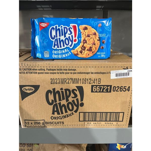 CASE LOT- Chips Ahoy Original Cookies- 12x258g