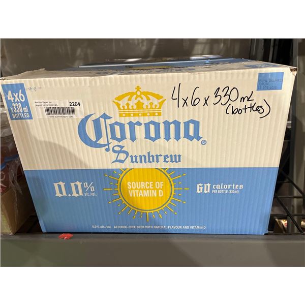 CASE LOT- Corona Alcohol Free Beer- 4x6x330ml