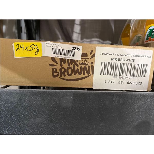 CASE LOT- Mr.Brownie Galactic Brownies- 24x50g