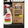 Image 1 : CASE LOT- Natures Miracle Stain & Odor Remover- 4x32fl/oz