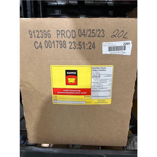 CASE LOT- Sumo Sushi Seasoning- 20L