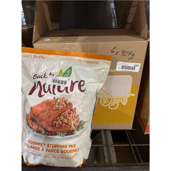CASE LOT- Back to Nature Gourmet Stuffing Mix- 6x907g