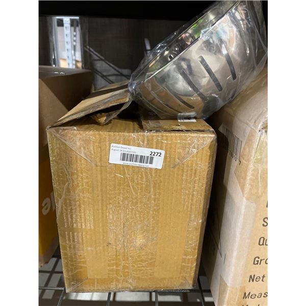 CASE LOT- Metal Bread Bowls- 11 count