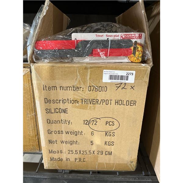 CASE LOT-  Silicone Triver/Pot Holder - 72 count