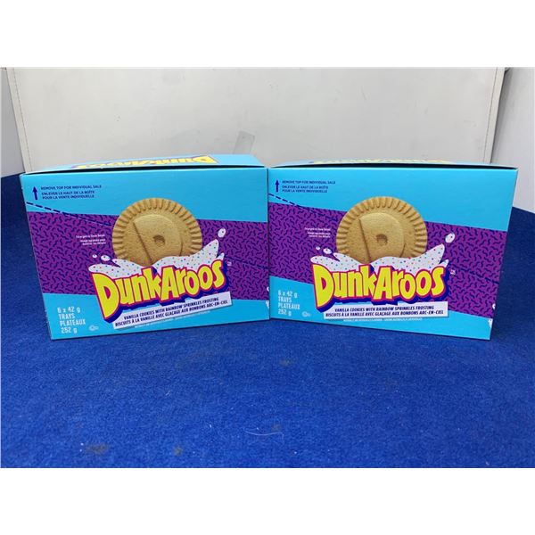 Dunkaroos Vanilla Cookies with Rainbow Sprinkles Frosting (2- 6 x 42g)
